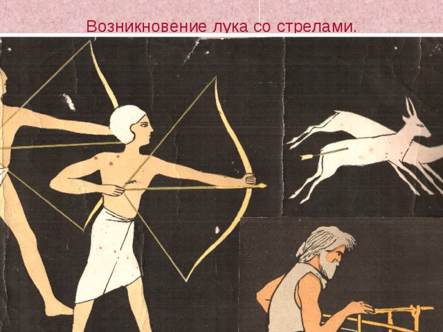 Возникновение лука со стрелами. 