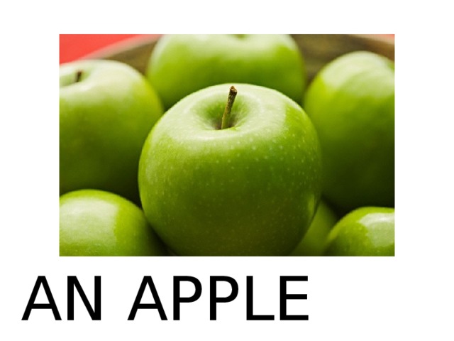 AN APPLE 