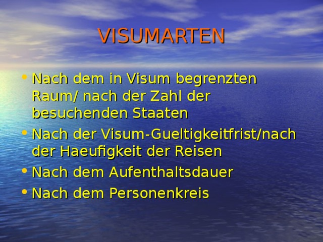 VISUMARTEN
