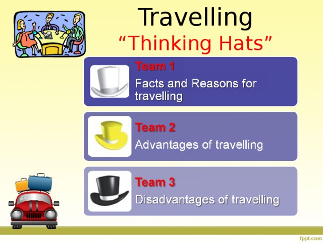 Travelling  “Thinking Hats”  