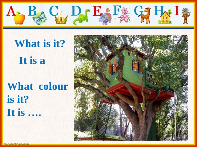 What is it? It is a What colour is it?  It is ….  
