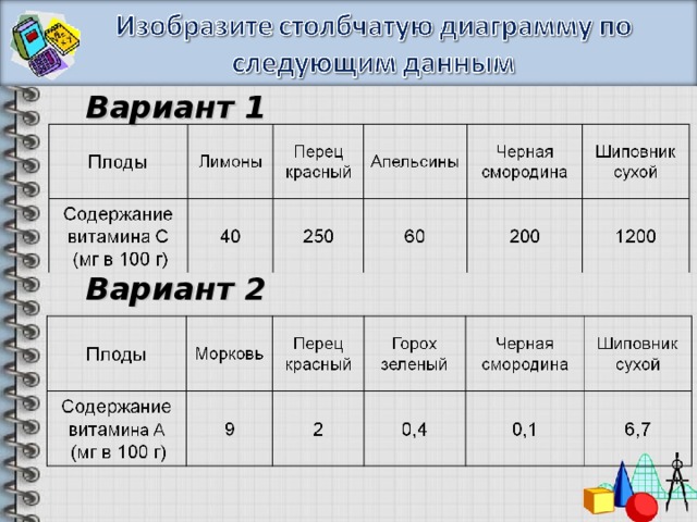 Вариант 1 Вариант 2 