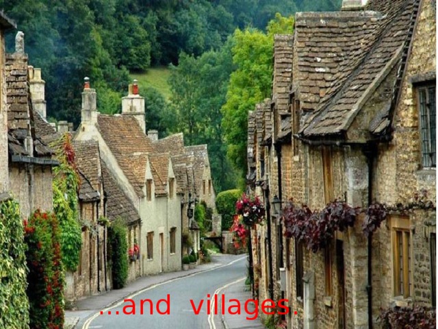 … and villages . 