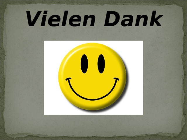 Vielen Dank   