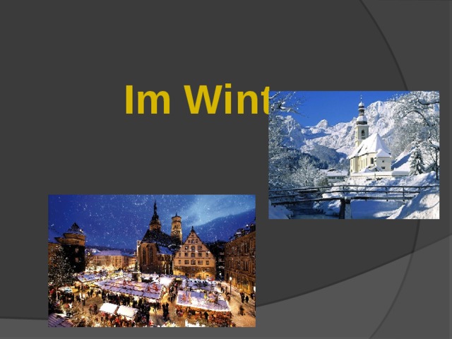 Im Winter 