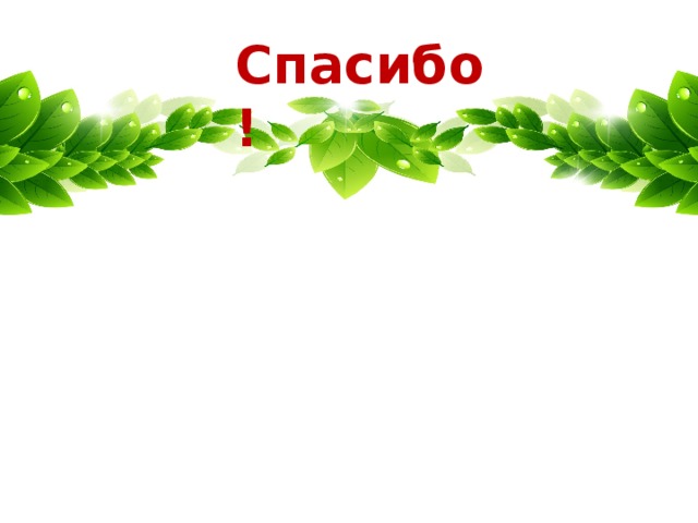 Спасибо!