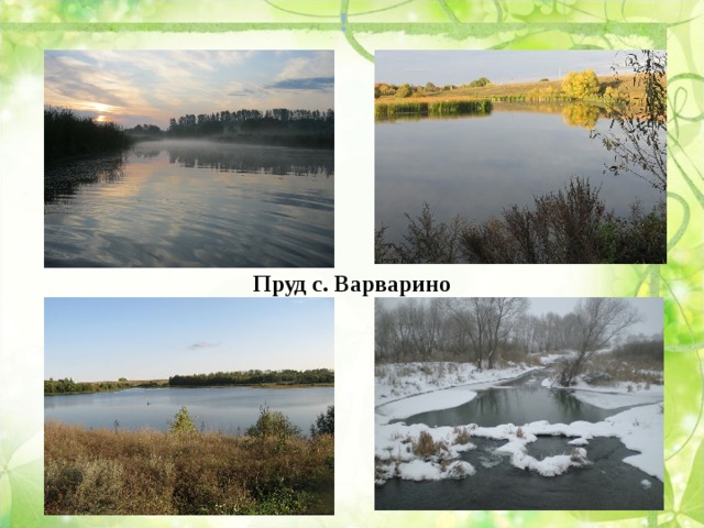 ! Пруд с. Варварино 