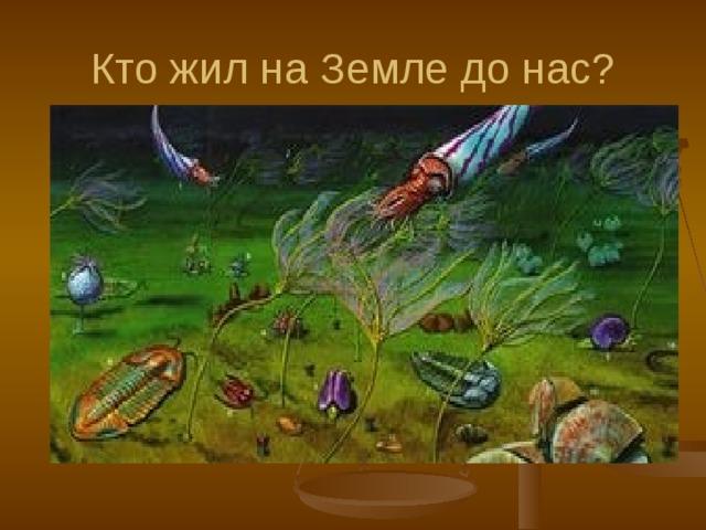 Кто жил на Земле до нас? 
