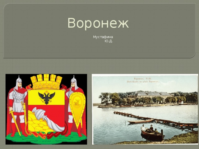 Воронеж Мустафина Ю.Д. 