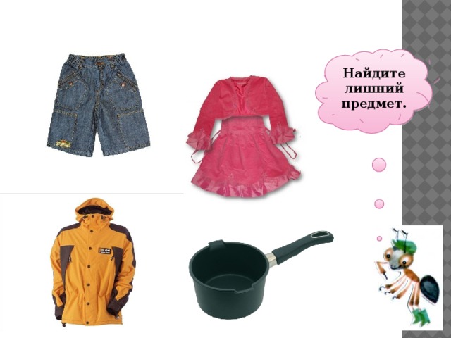  Найдите лишний предмет.   