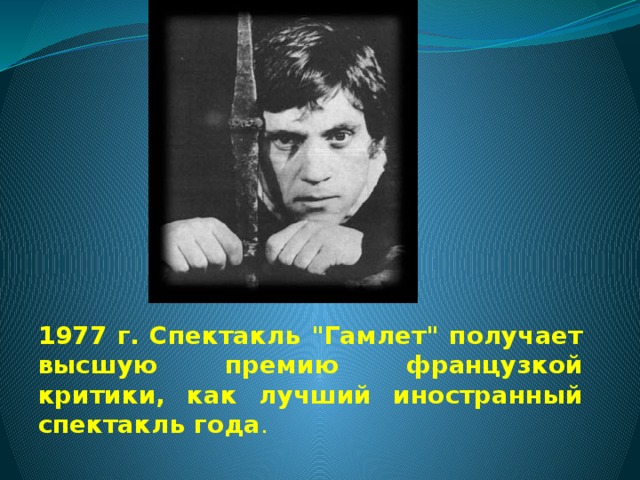 1977 г. Спектакль 