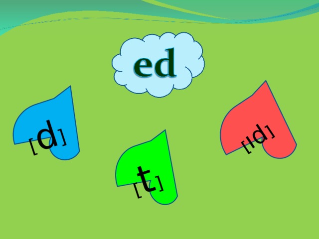 [ d ] [ t ] [ ıd ] 