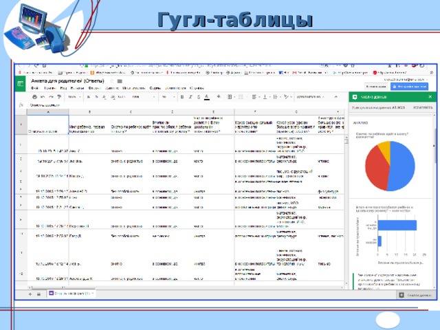 Гугл-таблицы пункт 1 пункт 1 пункт 1  