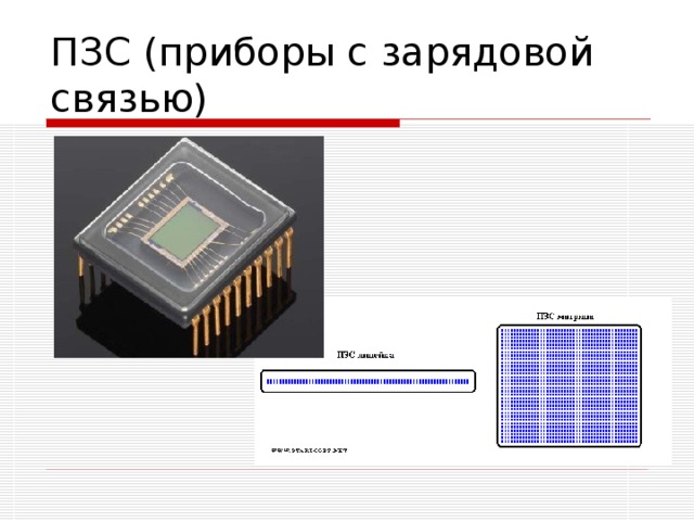 ПЗС (приборы с зарядовой связью) 