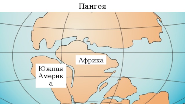 Пангея Африка Южная Америка 