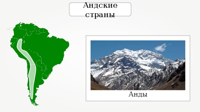 Андские страны Анды 