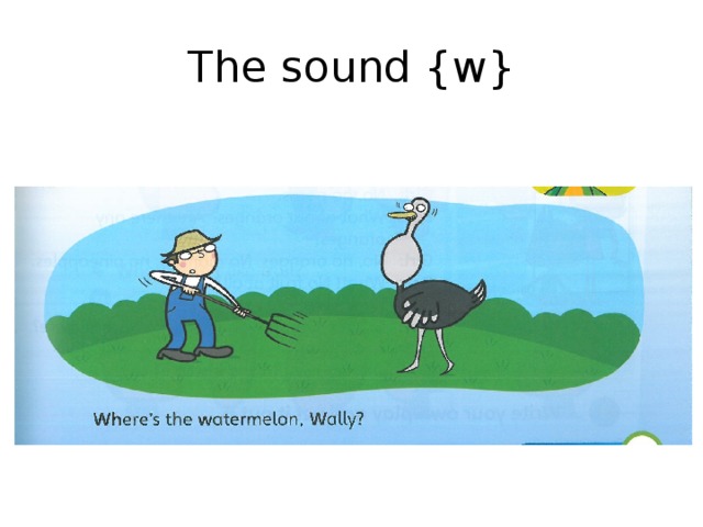 The sound {w} 