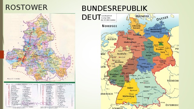 ROSTOWER GEBIET BUNDESREPUBLIK DEUTSCHLAND 
