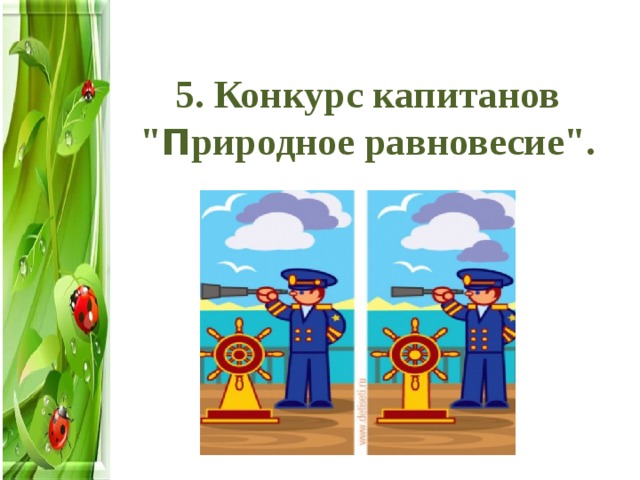 5. Конкурс капитанов 