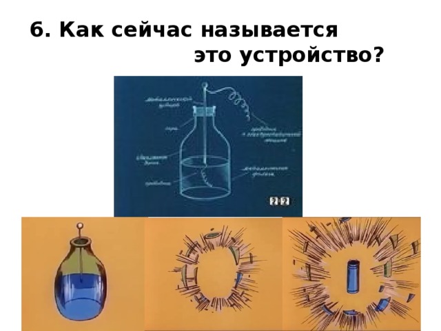 6. Как сейчас называется это устройство? 