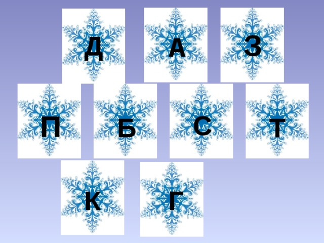  З Д А П С Б Т К Г 