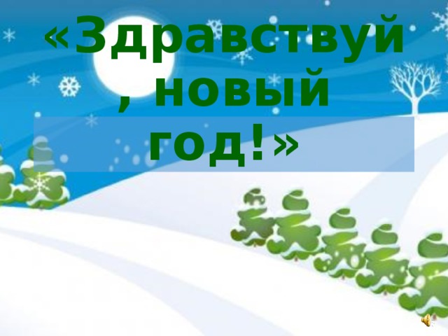 «Здравствуй, новый год!» 