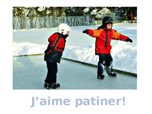 J’aime patiner! 
