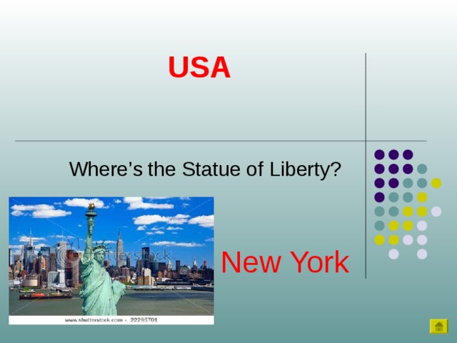 USA Where’s the Statue of Liberty? New York 