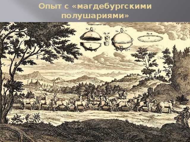 Опыт с «магдебургскими полушариями» 