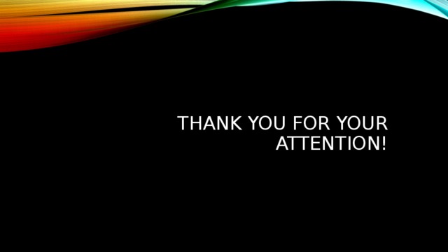 Thank you for your attention! Спасибо за внимание  