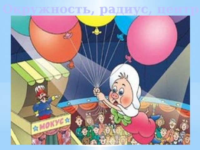 Окружность, радиус, центр  