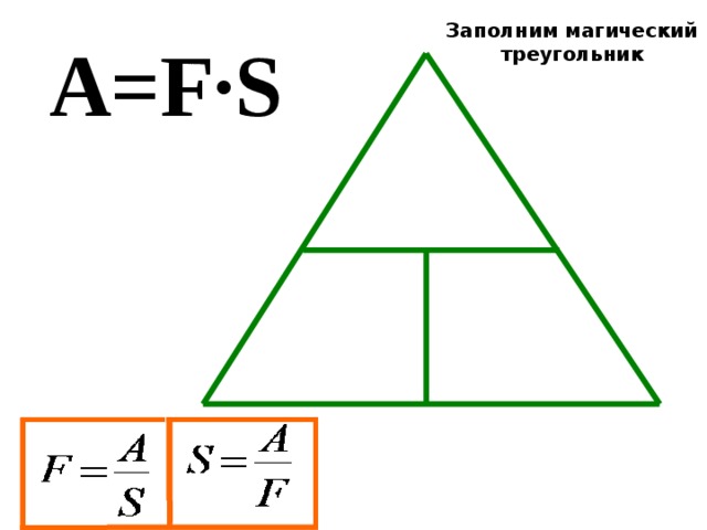 Работой силы  над телом или механической работой  в физике называют  величину, равную произведению силы на путь, пройденный телом вдоль направления этой силы . 