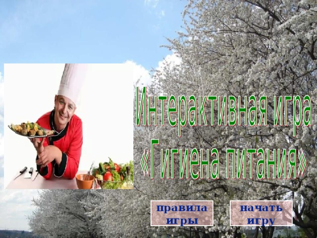 правила игры  начать игру  