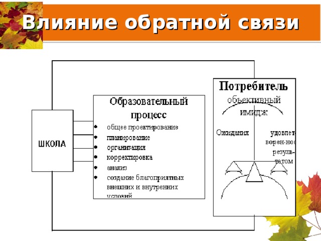 Влияние обратной связи 