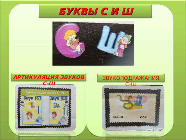 БУКВЫ С И Ш АРТИКУЛЯЦИЯ ЗВУКОВ С-Ш ЗВУКОПОДРАЖАНИЯ С-Ш 
