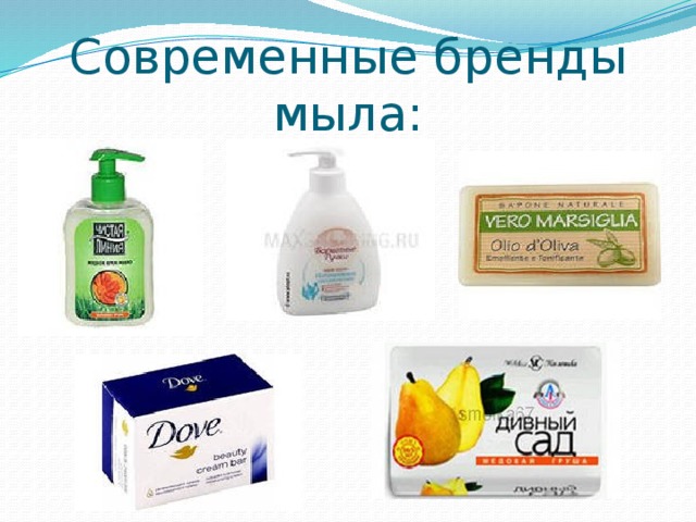 Современные бренды мыла: