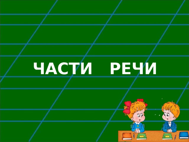  ЧАСТИ РЕЧИ 