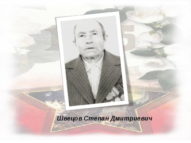 Швецов Степан Дмитриевич 