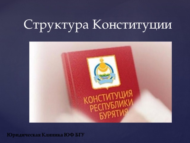 Структура Конституции 