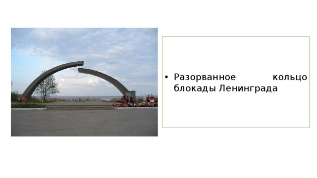 Разорванное кольцо блокады Ленинграда 
