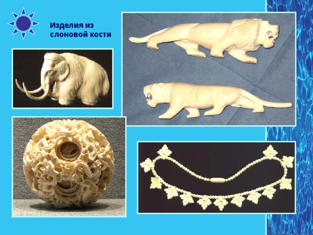 Изделия из слоновой кости 