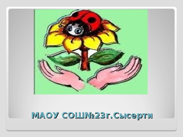 МАОУ СОШ№23г.Сысерти 