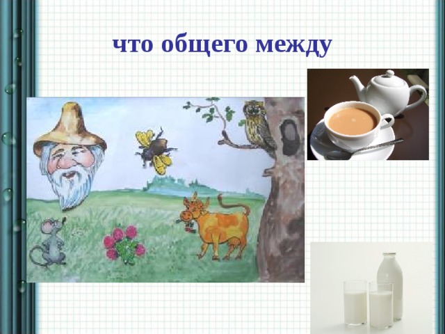 что общего между 