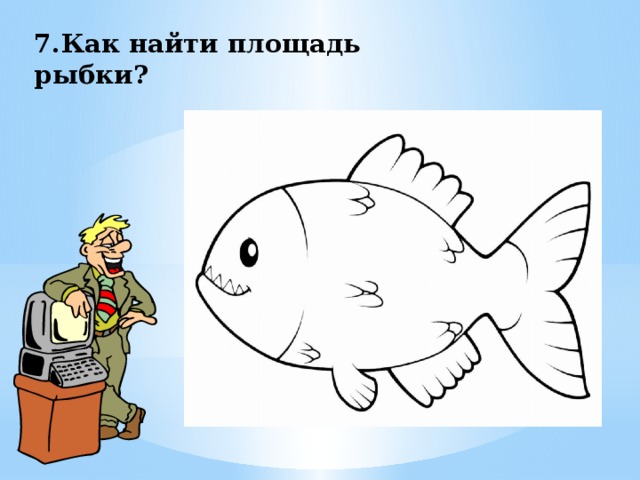 7.Как найти площадь рыбки? 