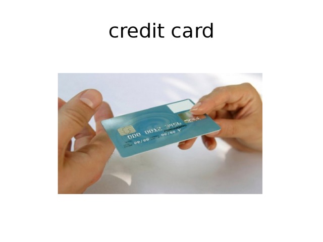 credit card 