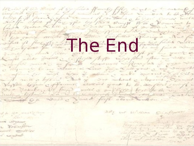  The End 