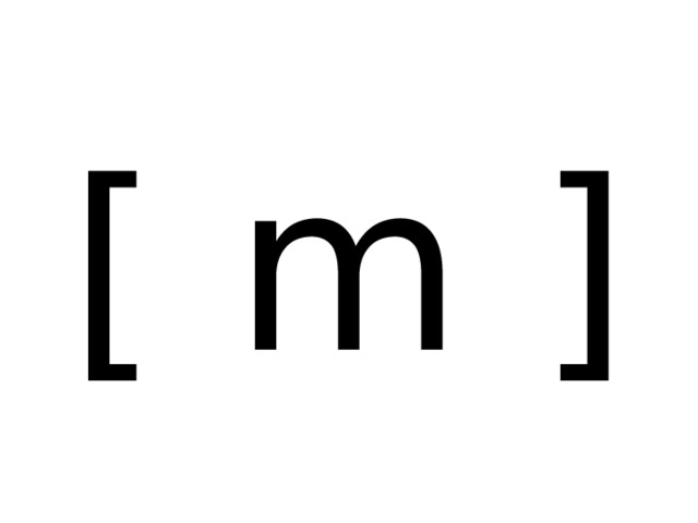 [ m ] 