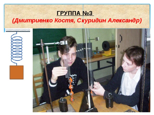  ГРУППА №3  (Дмитриенко Костя, Скуридин Александр)  