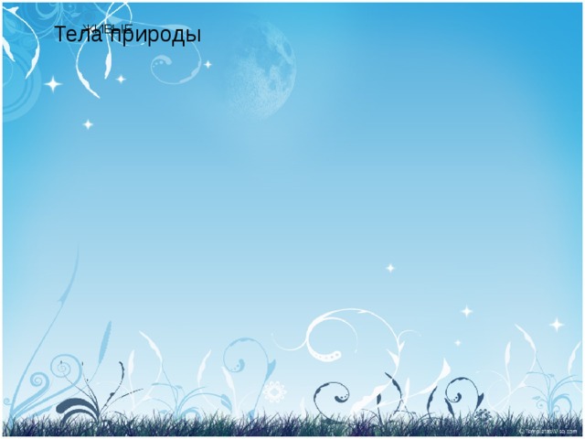 Тела природы ЖИВЫЕ Тела природы ЖИВЫЕ 