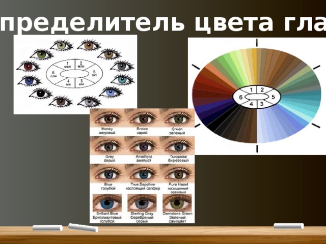 Определитель цвета глаз 